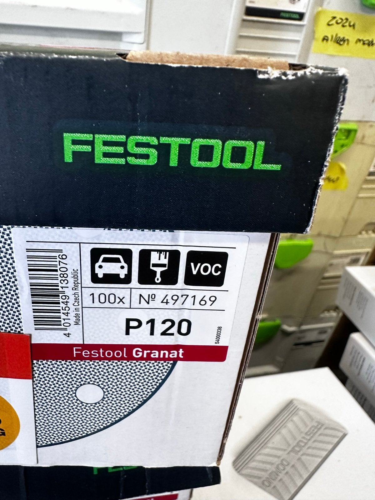 Festool Granat P120 Schuurpapier (100 stuks)125 mm, Ophalen, Nieuw, Overige typen