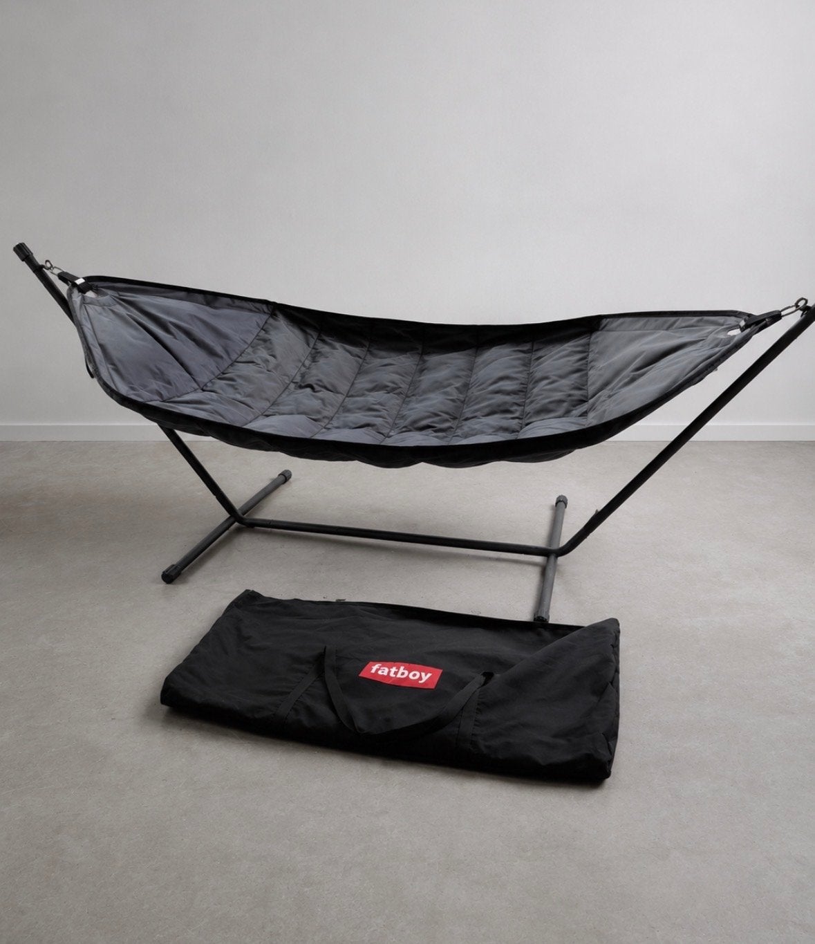 Fatboy Headdemock hangmat met frame en opbergtas, Ophalen, Gebruikt, Meerpersoons, Met standaard