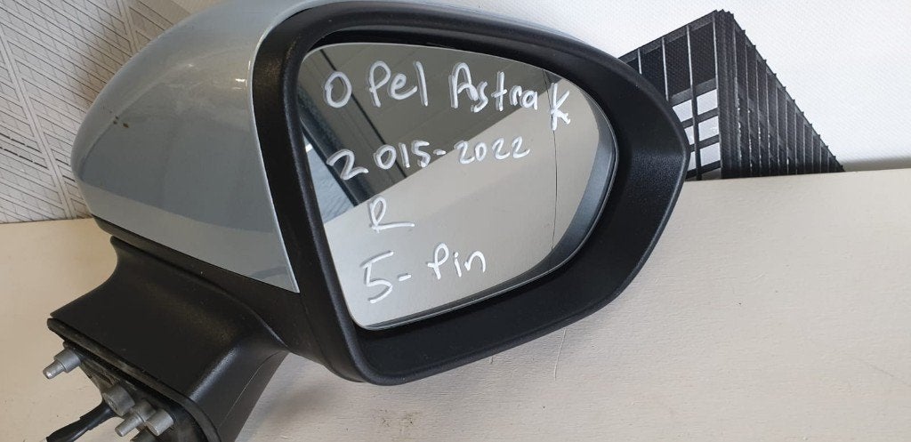Spiegel buiten Rechts elektrisch Opel Astra K 2015-2022 pin5, Ophalen of Verzenden, Gebruikt
