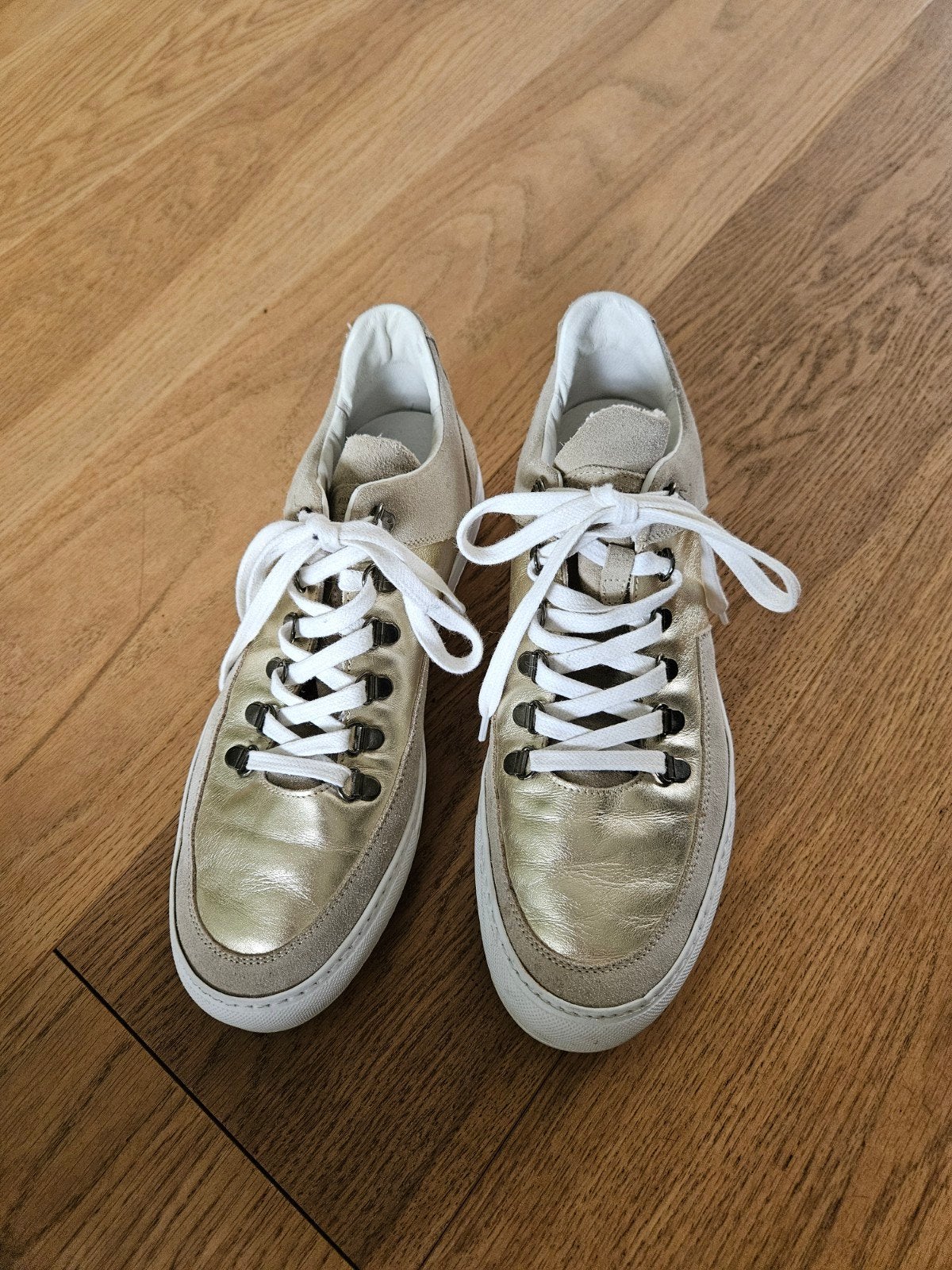 AMA Brand Sneakers Maat 41 Goud/Beige, AMA Brand, Beige, Nieuw, Ophalen of Verzenden