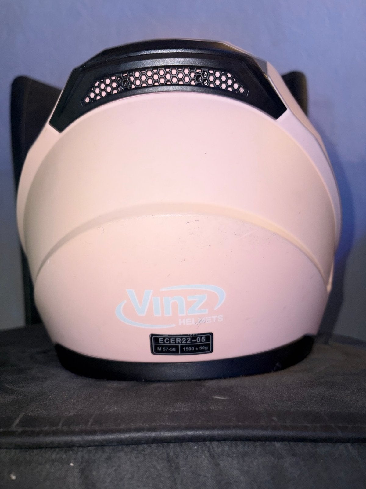 Roze motorhelm - Vinz Helmets (M 57-58), Motoren, Ophalen, Tweedehands, Dames, Overige typen