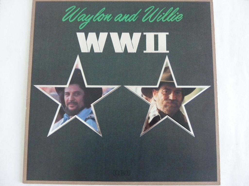LP Waylon & Willie - WWII, Ophalen of Verzenden, 1980 - 1989, Gebruikt, 12 inch