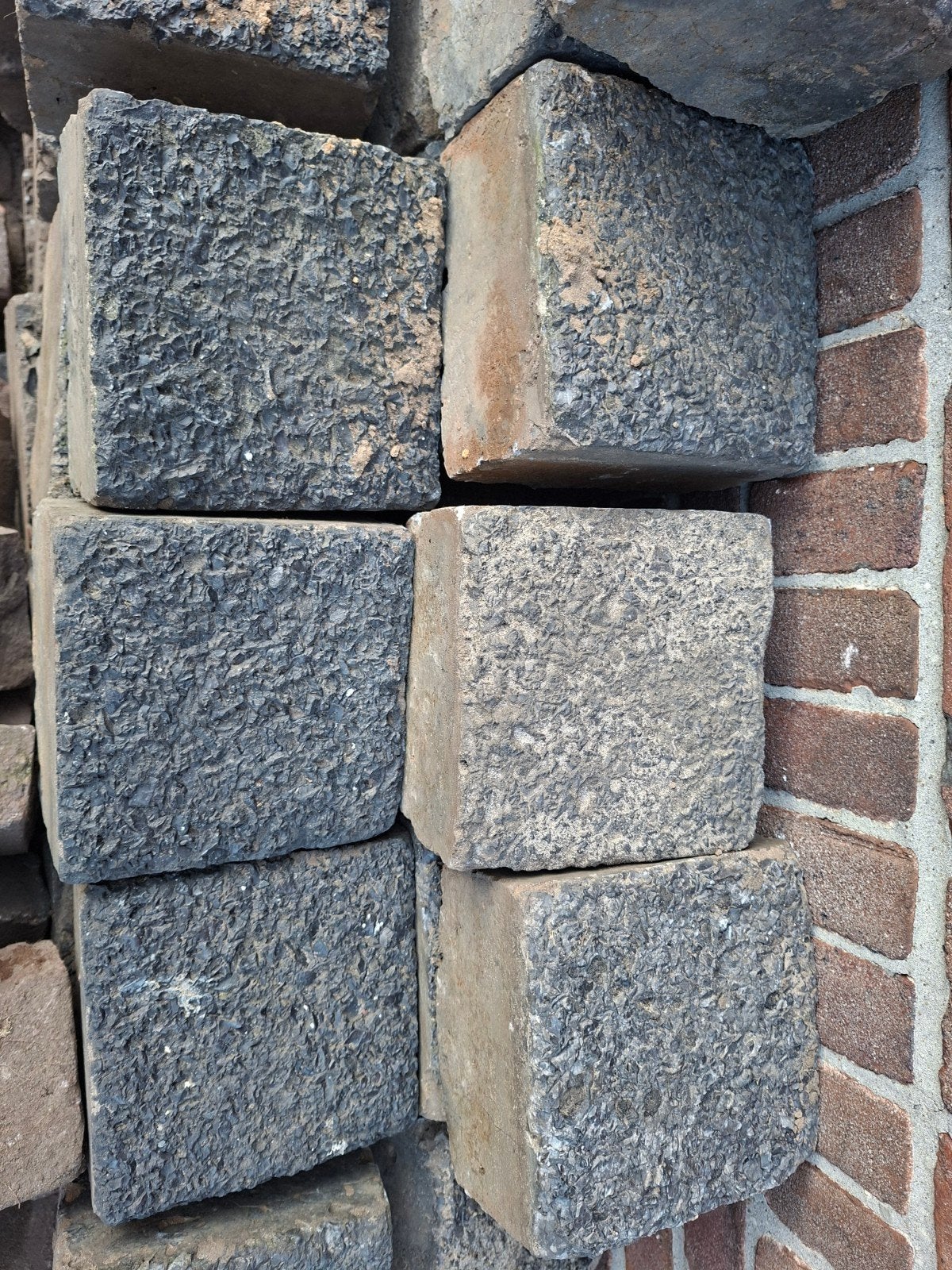 Gebruikte betonnen klinkers, Ophalen, Gebruikt, Klinkers, 10 m² of meer