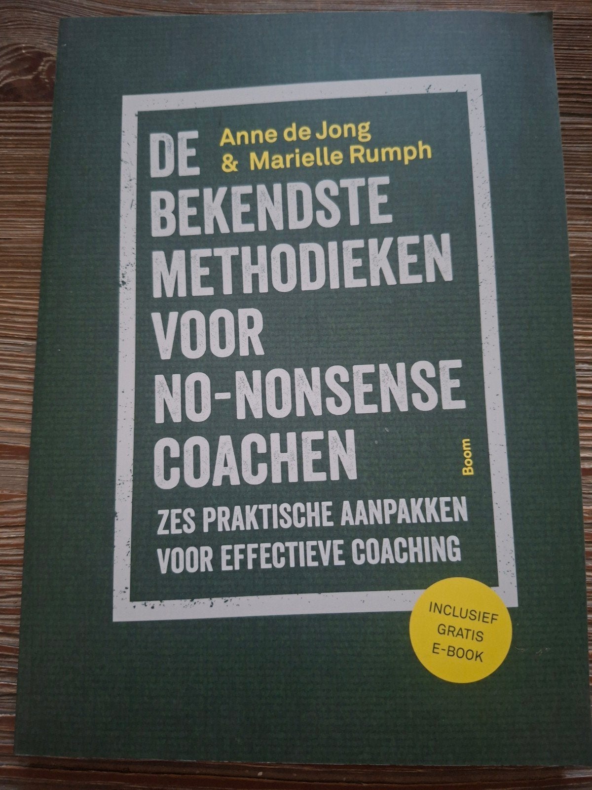 De bekendste methodieken voor no-nonsense coachen, Ophalen of Verzenden, Zo goed als nieuw, Anne de Jong & Marielle Rumph