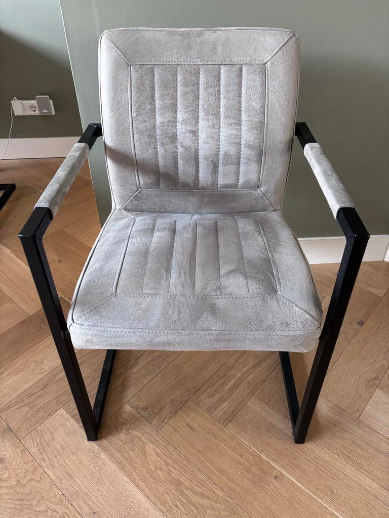 Set van 4/6 Haco Duncan eetkamerstoelen, 5 nog goed,, Huis en Inrichting, Stoelen, Ophalen, Zo goed als nieuw, Vier, Stof