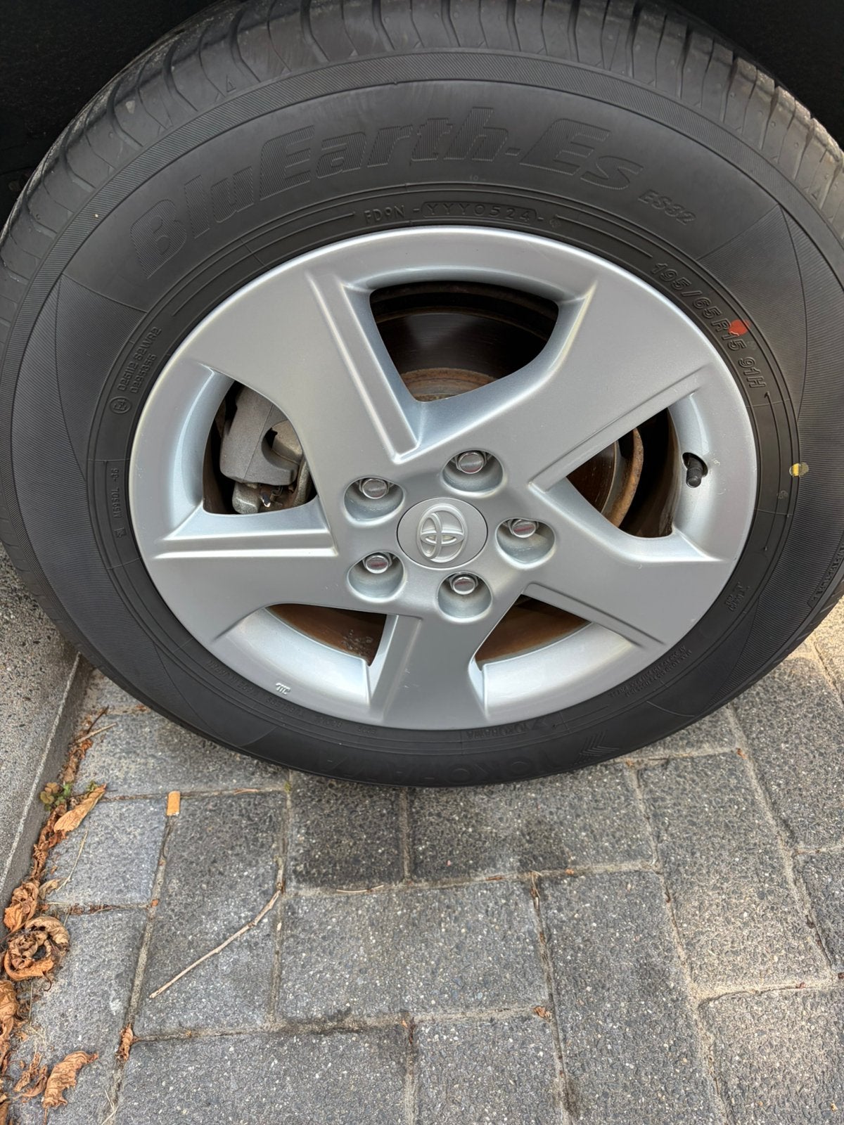 Totota auris 195/65/15 velgen met zgan banden, Auto-onderdelen, Banden en Velgen, Ophalen, 15 inch, Band(en), 195 mm