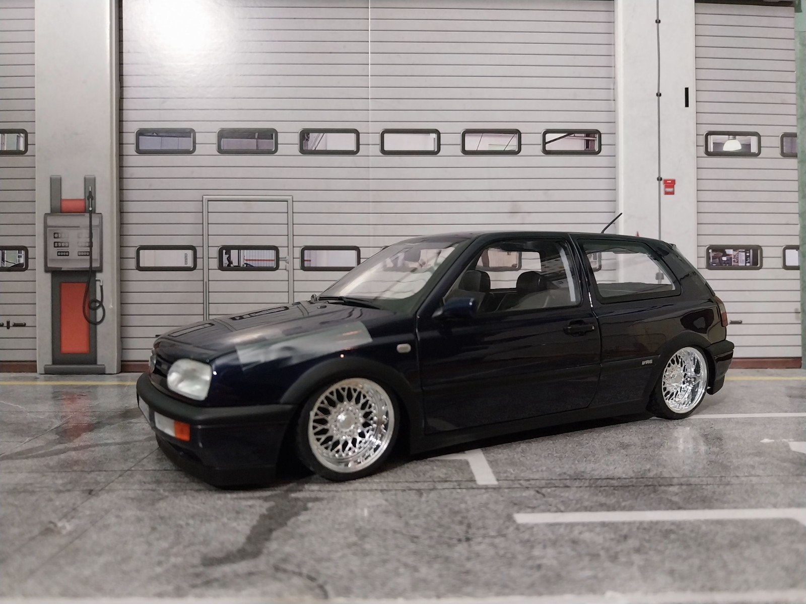 Volkswagen golf mk3 VR6 verlaagd met bbs velgen, Ophalen of Verzenden, Nieuw, Auto, Norev