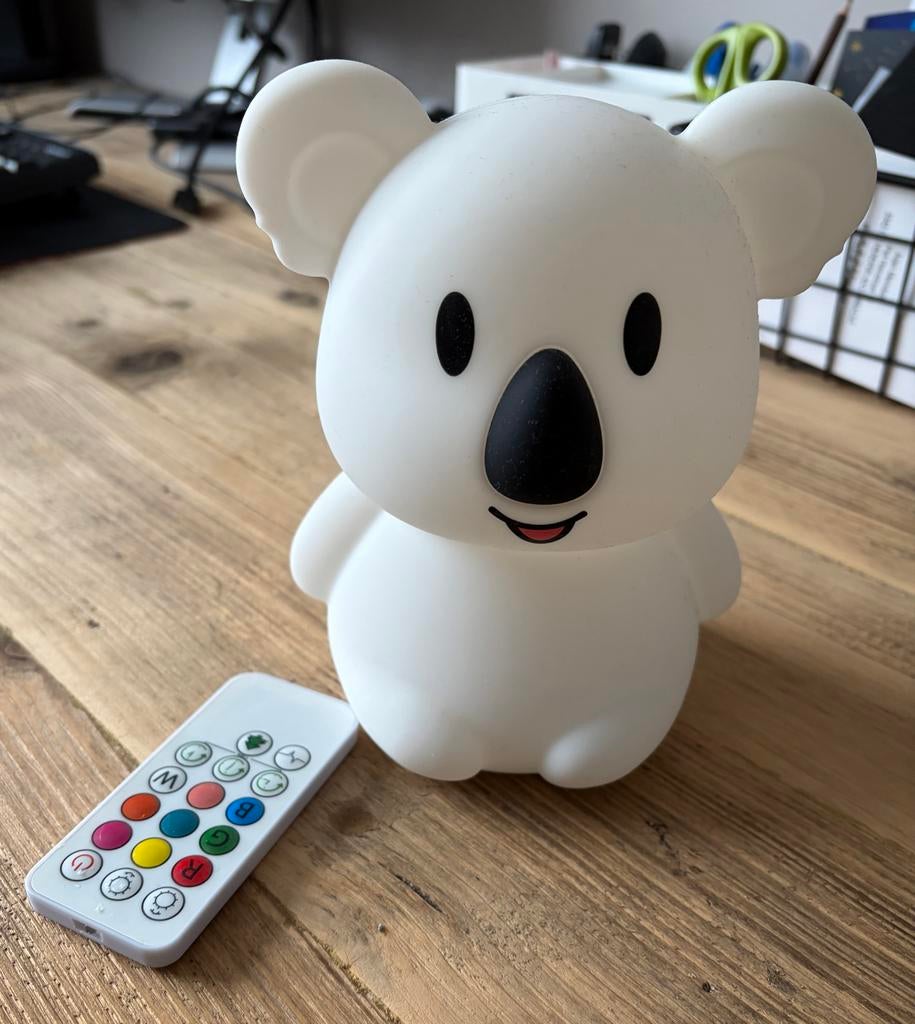 Koala nachtlampje kinderen, Ophalen of Verzenden, Zo goed als nieuw, Lamp