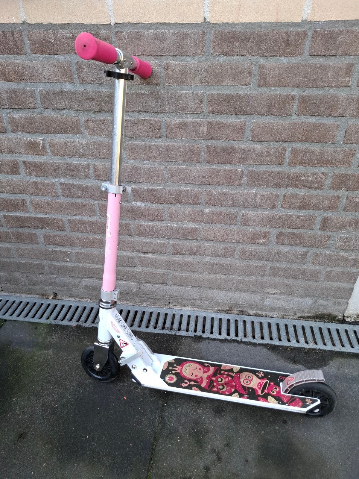 Oxelo kinderstep roze/wit - Gebruikt, Fietsen en Brommers, Ophalen, Gebruikt, Gewone step, Oxelo