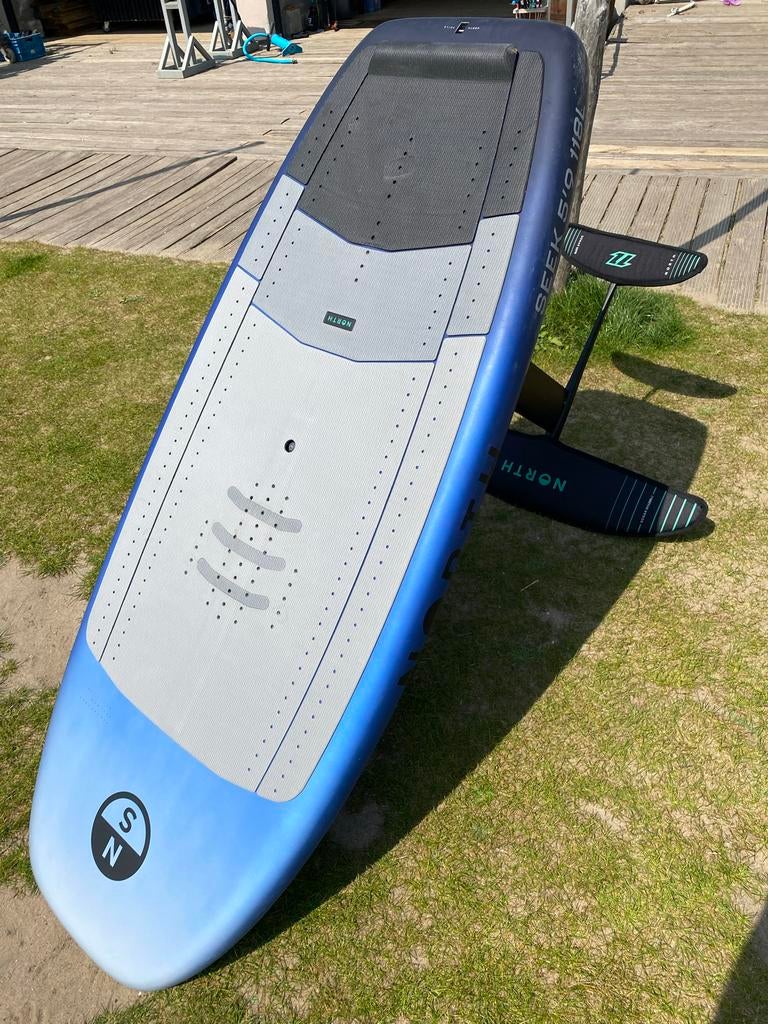 North Seek 5.9 (118L) (evt incl foil), Ophalen, Zo goed als nieuw, SUP-boards