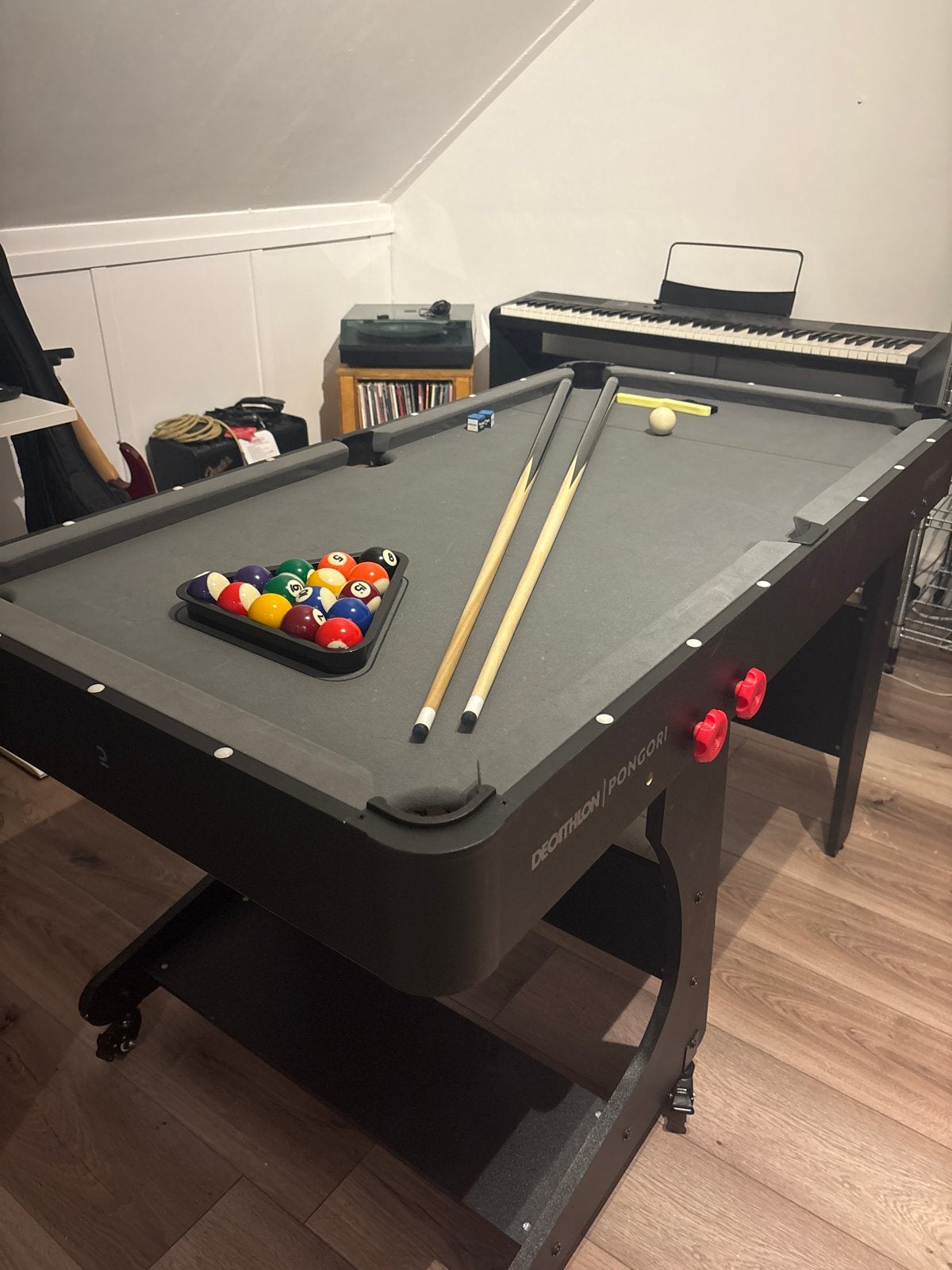 Decathlon Pongori Pooltafel met accessoires, Ophalen, Gebruikt
