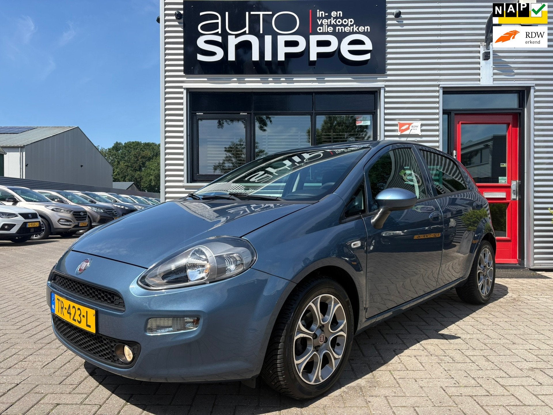 Fiat Punto Evo 0.9 TwinAir Sempre -5DRS.-CLIMA-CRUISECONTROL, Auto's, Fiat, Voorwielaandrijving, Stof, Gebruikt, 100 pk