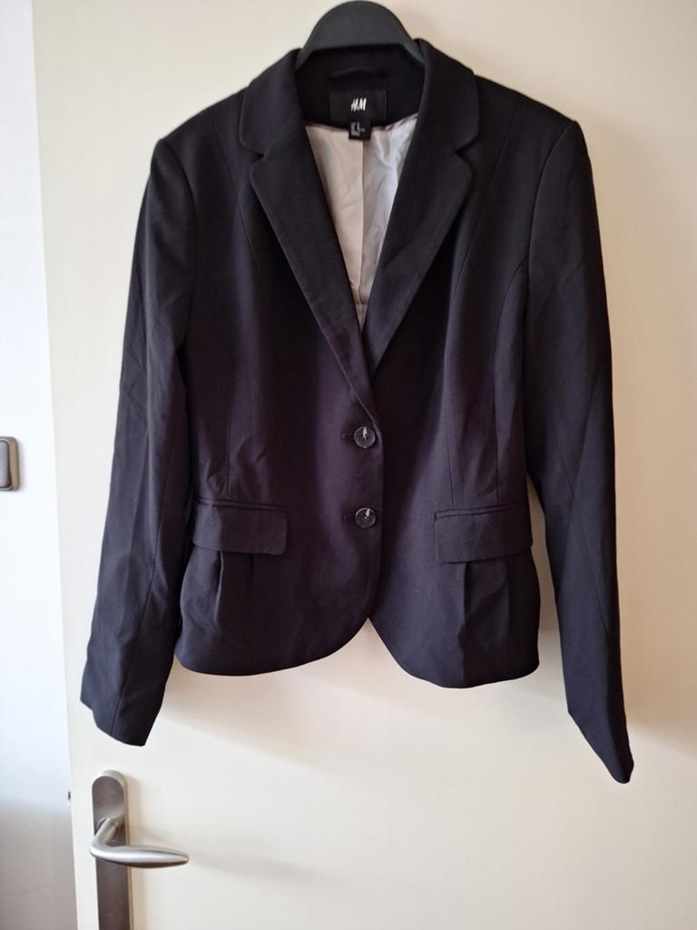 Dames blazer H&m zwart maat 44, Ophalen of Verzenden, Zo goed als nieuw, Maat 42/44 (L), Zwart