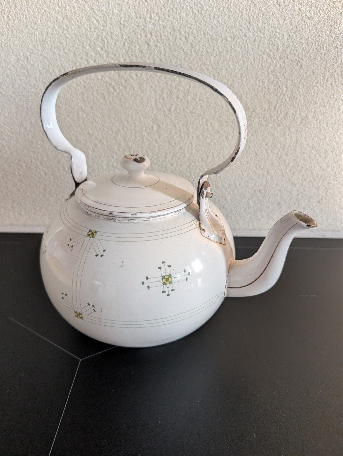 antieke chocolade ketel,, Ophalen