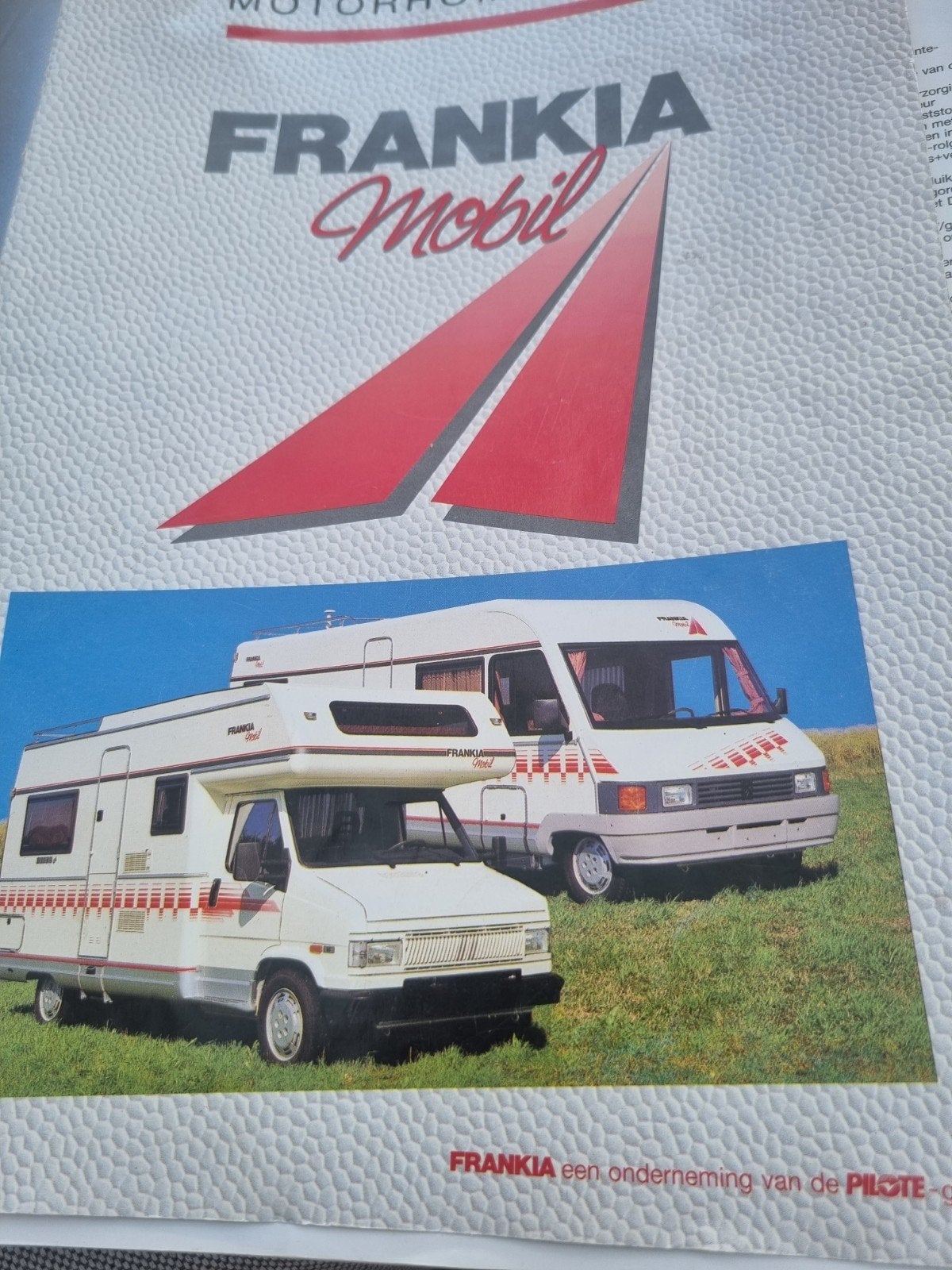Frankia folder originele brochure boek Camper jaren 90, Verzenden