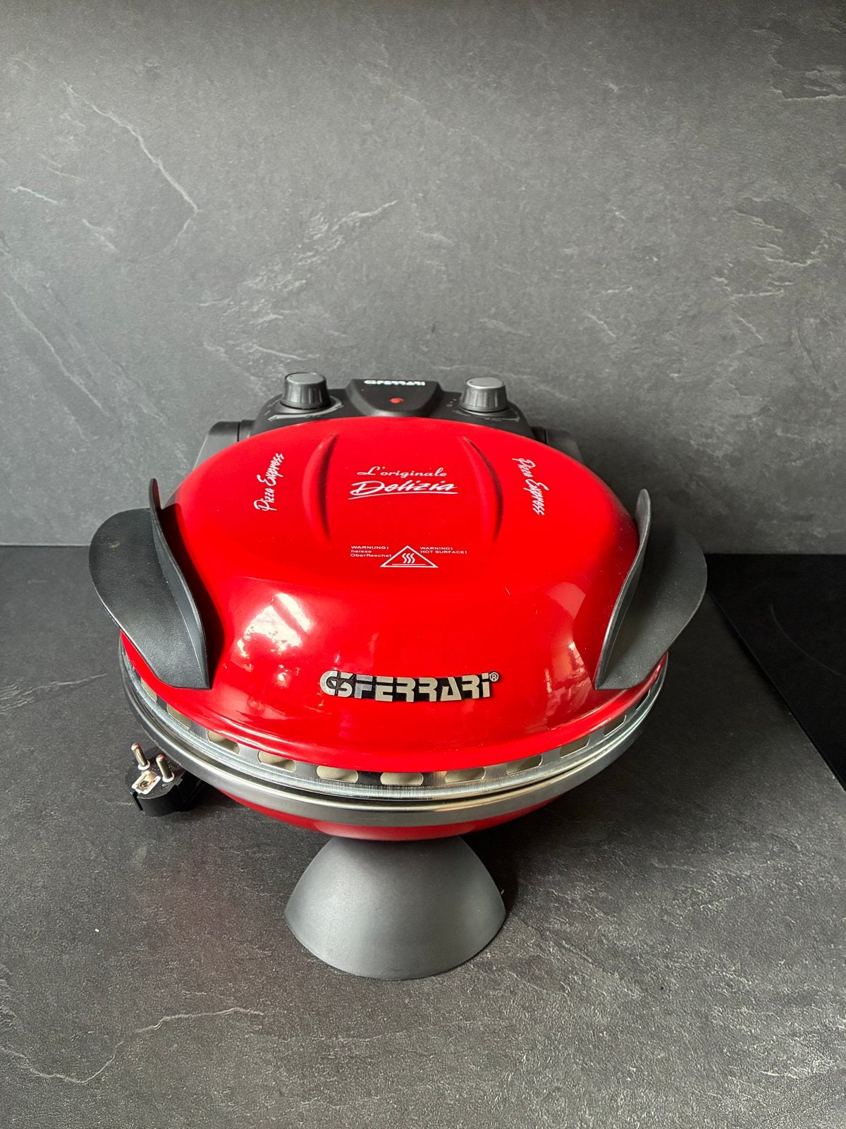 G3 Ferrari Delizia Rosso pizzaoven - Zo goed als nieuw, Witgoed en Apparatuur, Ovens, Ophalen of Verzenden, Zo goed als nieuw