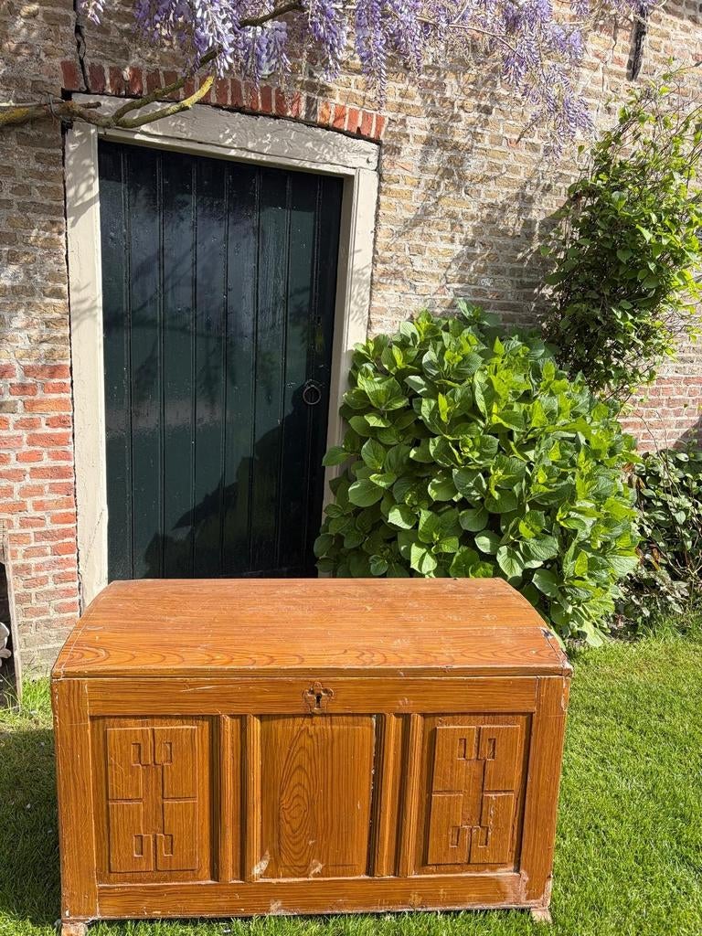 Mooie dekenkist, Ophalen, 50 tot 100 cm, 50 tot 75 cm, Zo goed als nieuw