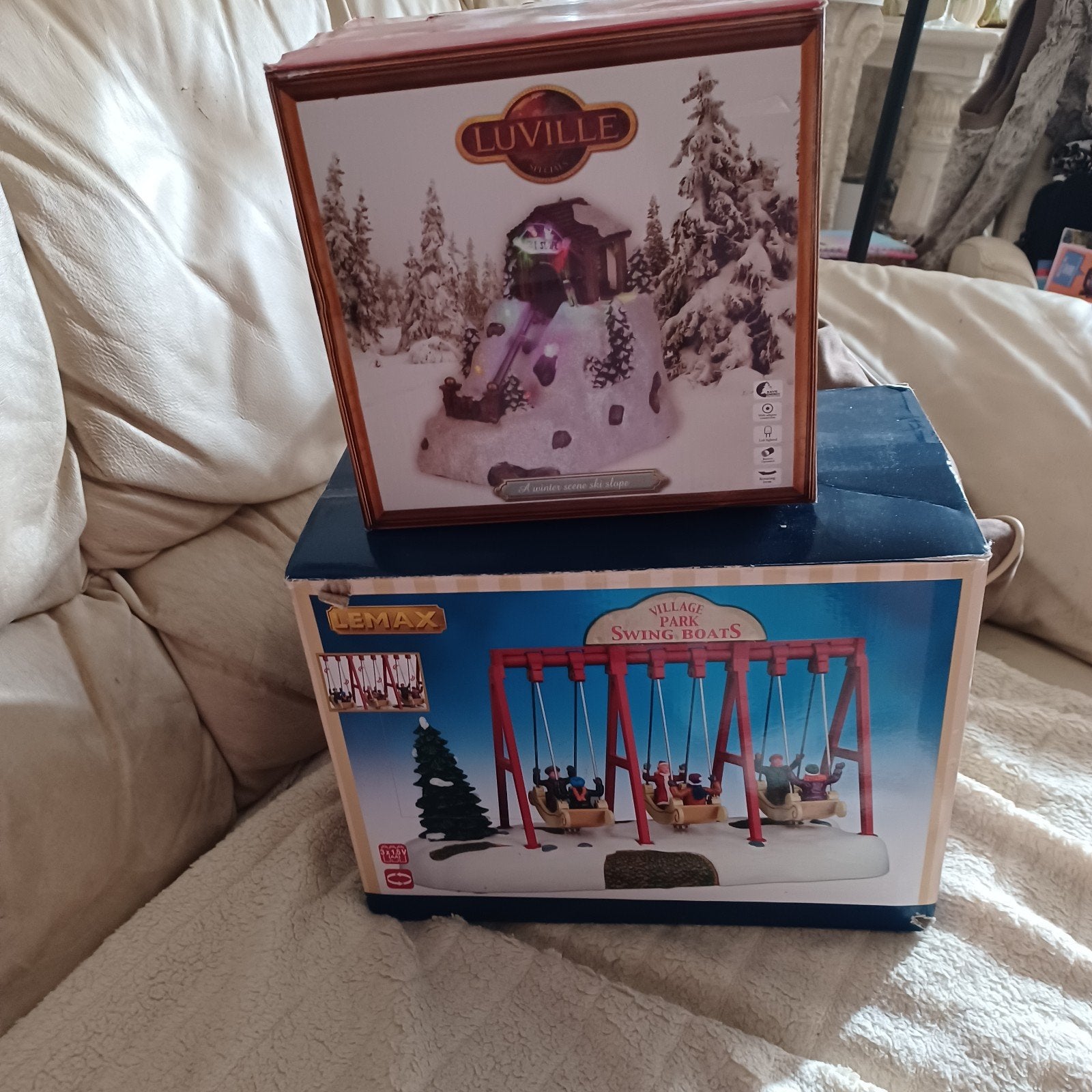kerst 3x huisje luville/lemax 57,50€, Ophalen of Verzenden