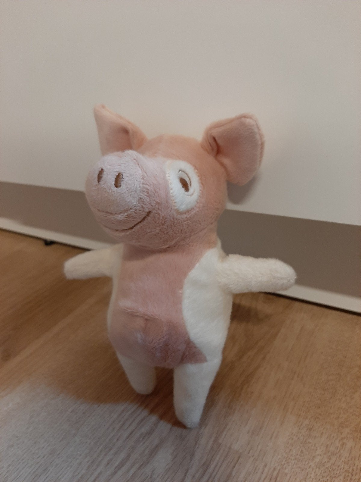 IKEA biggetje knuffel kelgris roze wit, Ophalen of Verzenden