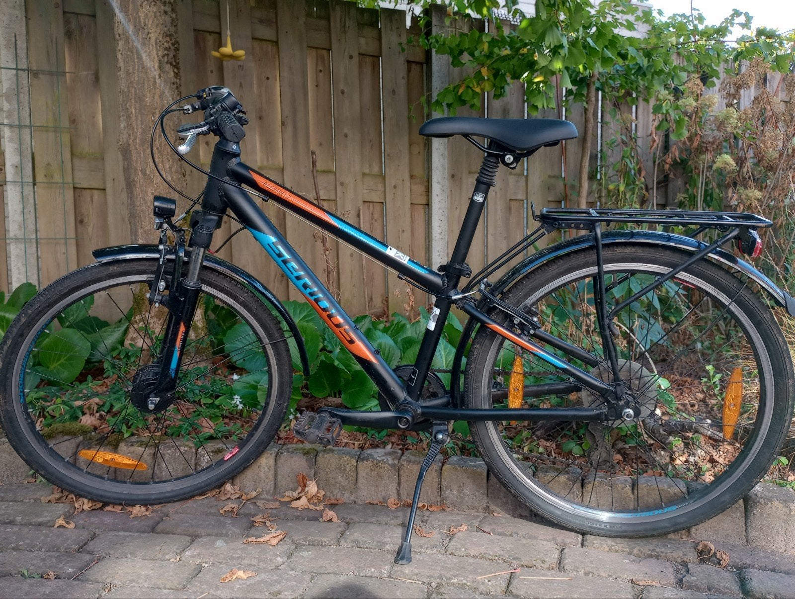 Serious Rockville 24 inch kinderfiets met 7 versnellingen, 20 inch of meer, Gebruikt, Velgrem, Ophalen
