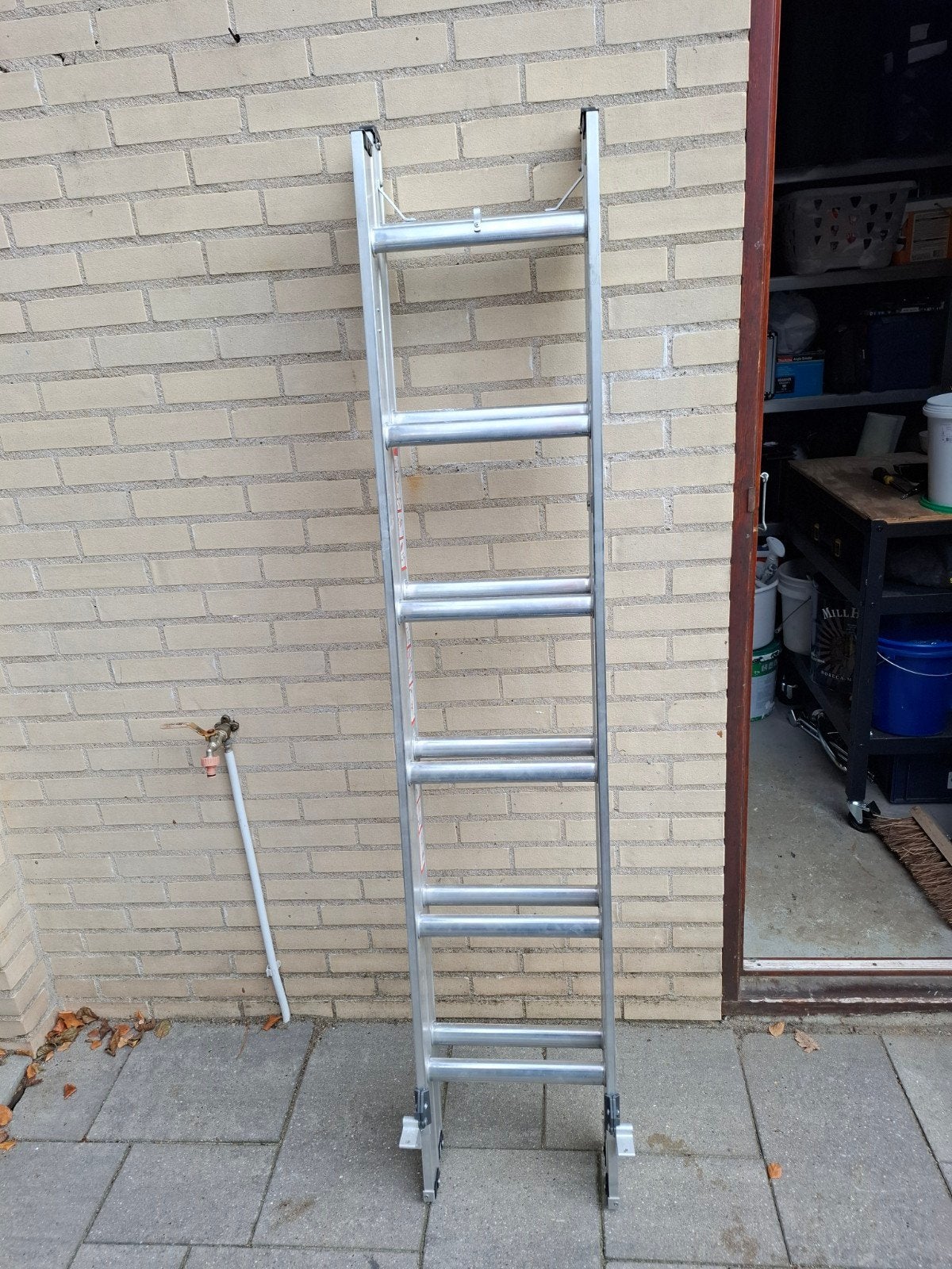 ladder aluminium, Ophalen, Zo goed als nieuw, 4 meter of meer