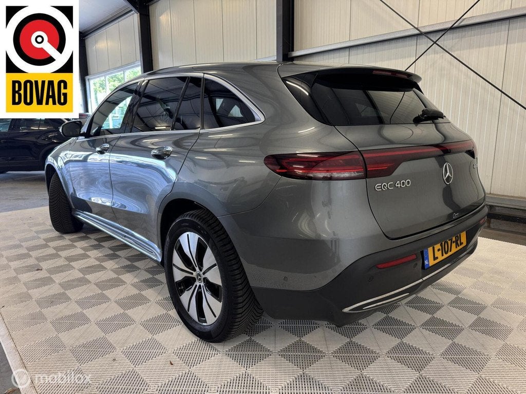 Mercedes EQC 400 Business Sol Luxury 80 kWh, Trekhaak, Pano, Automaat, 402 km, Zwart, 80 kWh