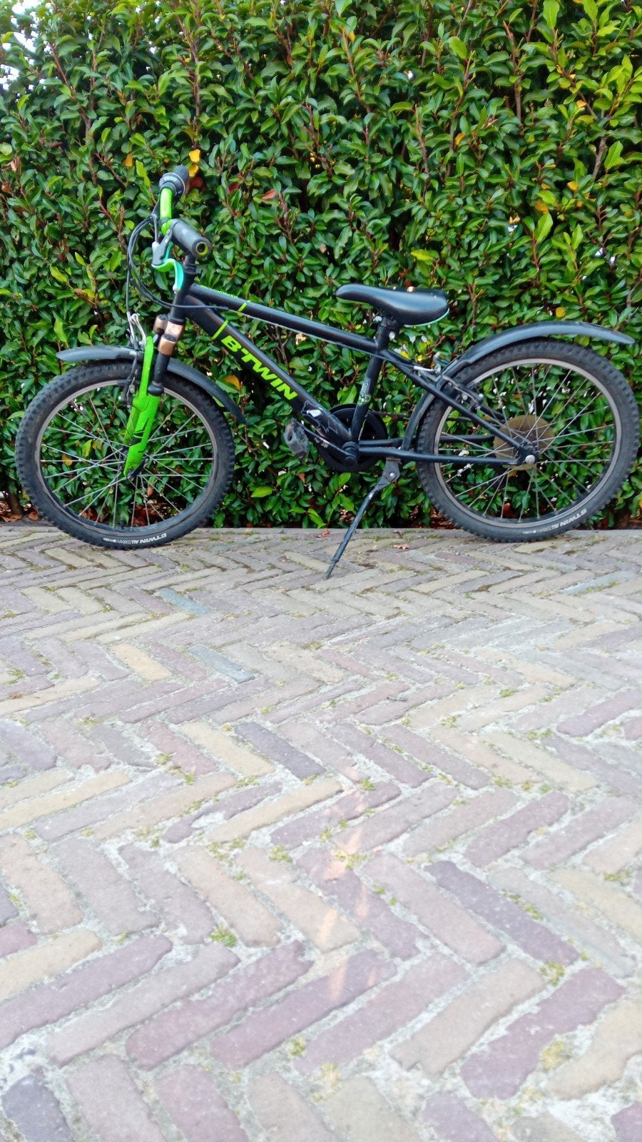 Btwin jongensfiets 20 inch, Ophalen, Gebruikt, Velgrem, Versnellingen