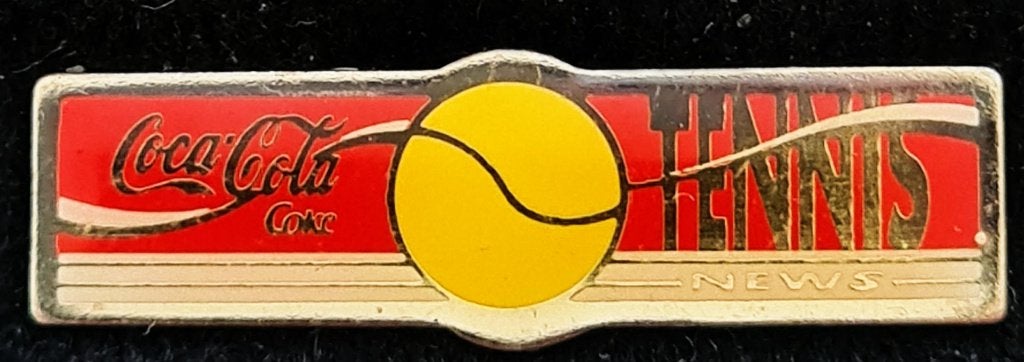 Coca- Cola Tennis News pin, Verzamelen, Speldjes, Pins en Buttons, Verzenden, Nieuw, Transport, Speldje of Pin