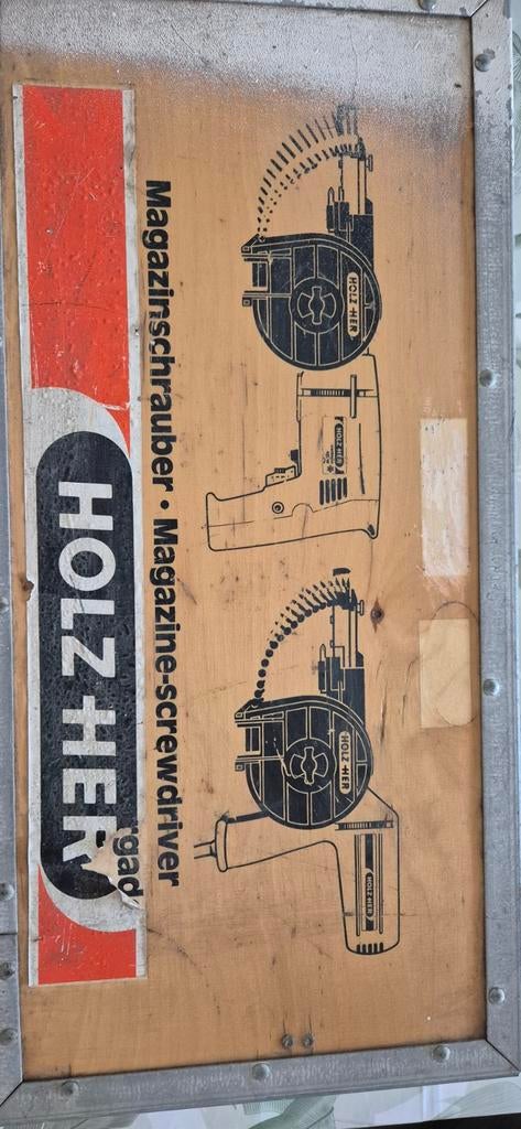 HOLZ-HER Magazijnschroevendraaier - Type 3349/3351/3361, Ophalen, Gebruikt, Minder dan 400 watt, Overige typen