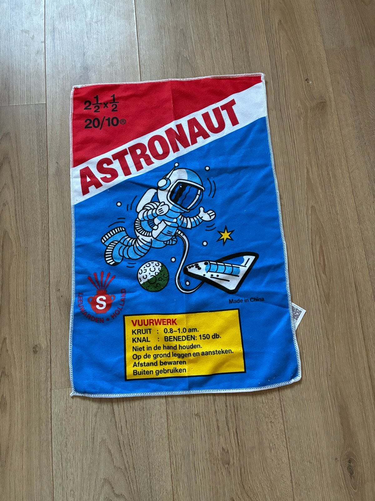 Klein handdoekje astronaut schuurmans, Verzenden, Nieuw