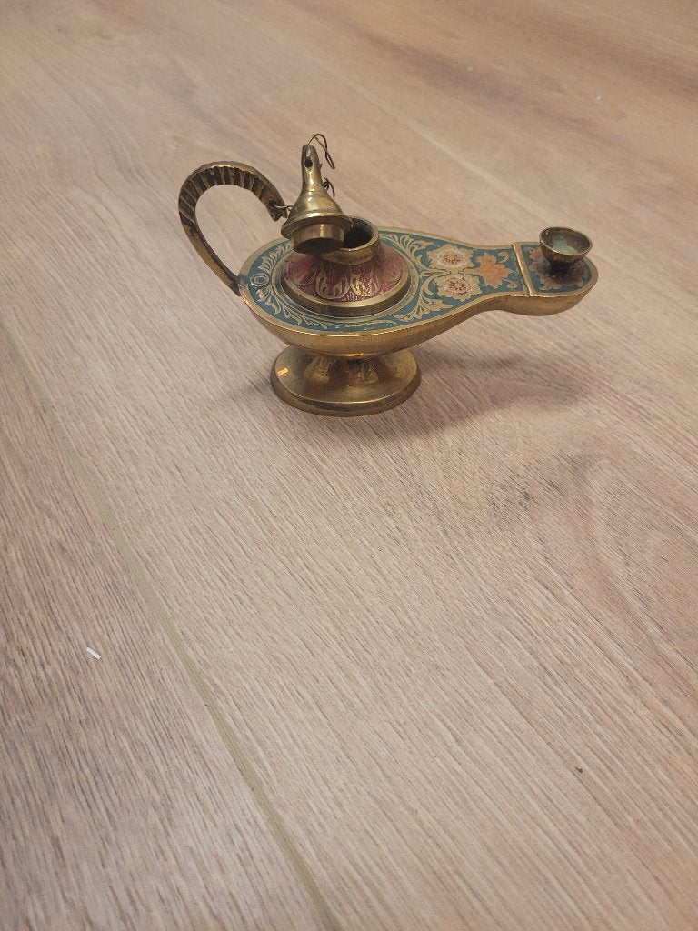 Alladin wonderlamp messing, Ophalen of Verzenden