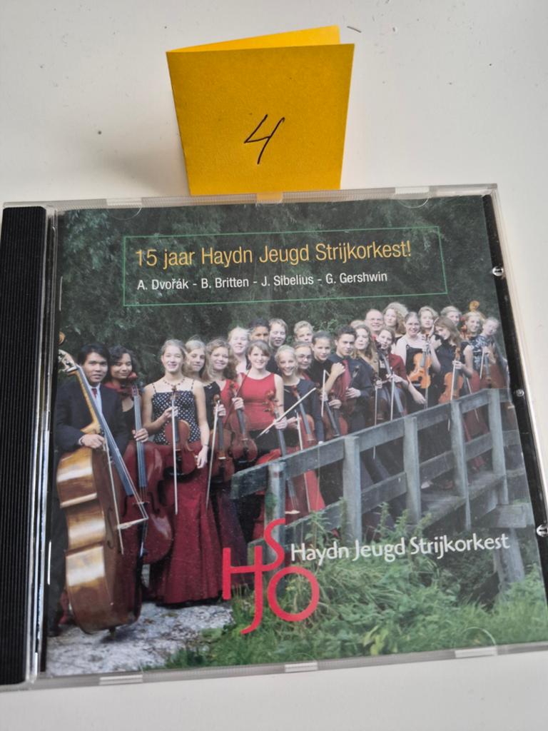 15 jaar Haydn Jeugd Strijkorkest! CD Dvořák Britten Sibelius, Ophalen of Verzenden