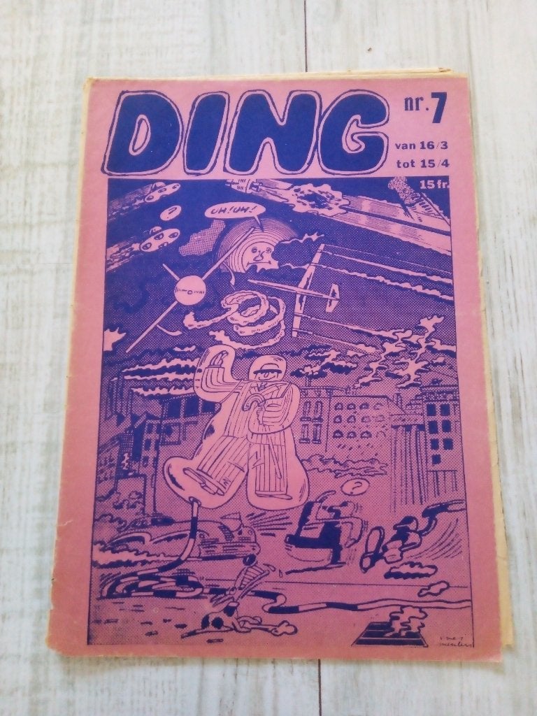 ding onderwaterkrant nr.7 *1970* robert crumb/frank zappa, Boeken, Ophalen of Verzenden, Gelezen, Muziek, Film of Tv