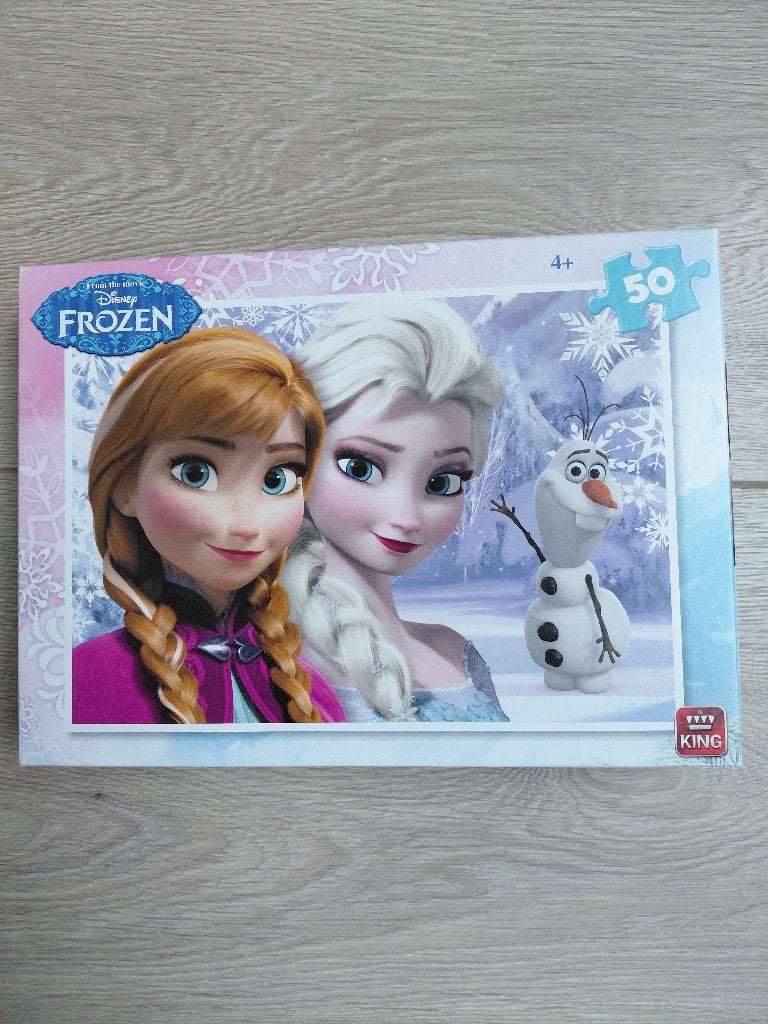 Puzzel frozen, Ophalen of Verzenden, 10 tot 50 stukjes, Zo goed als nieuw, 4 tot 6 jaar