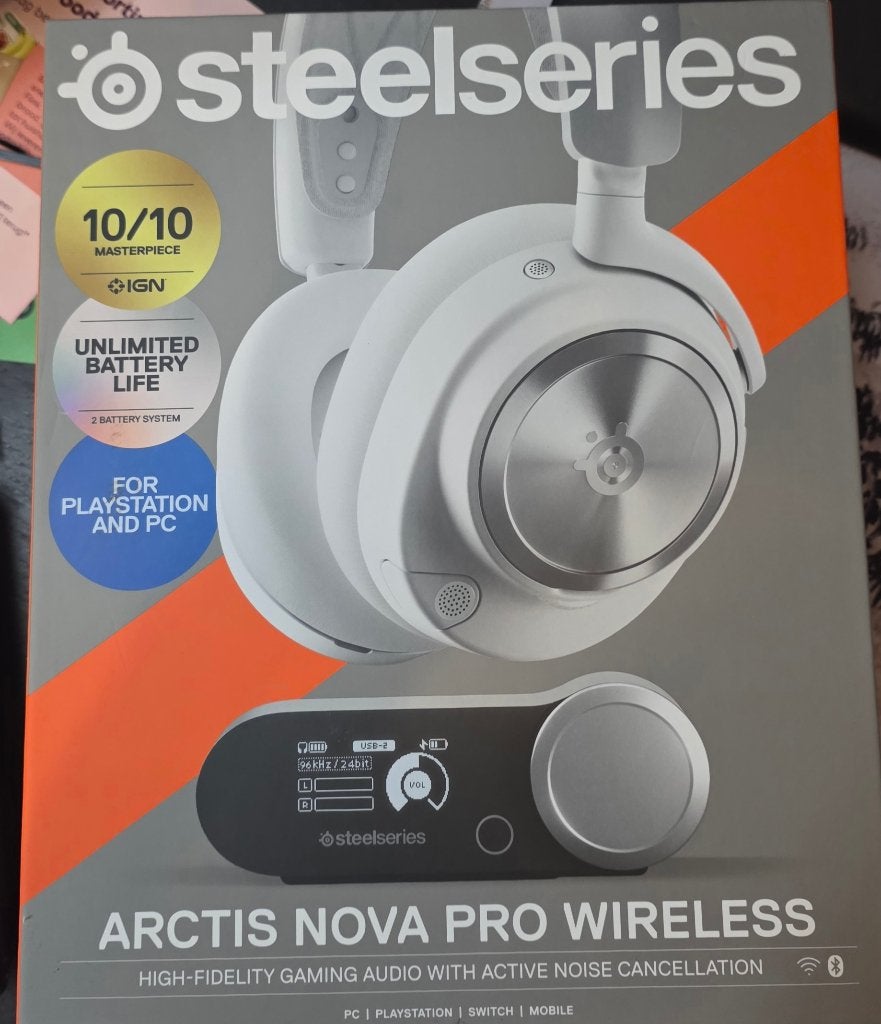 SteelSeries Arctis Nova Pro Wireless, Audio, Tv en Foto, Koptelefoons, On-ear, Ophalen of Verzenden, Zo goed als nieuw, Wit