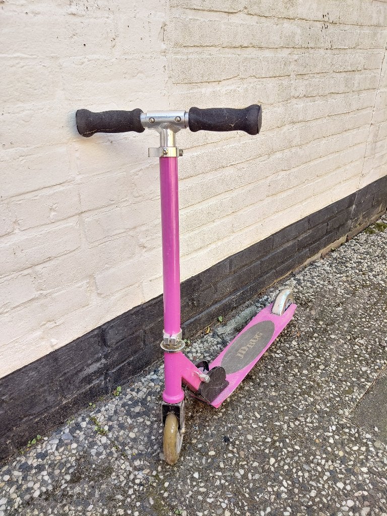Roze JD Bug step voor kinderen, Ophalen of Verzenden, Gebruikt, Gewone step, JD Bug