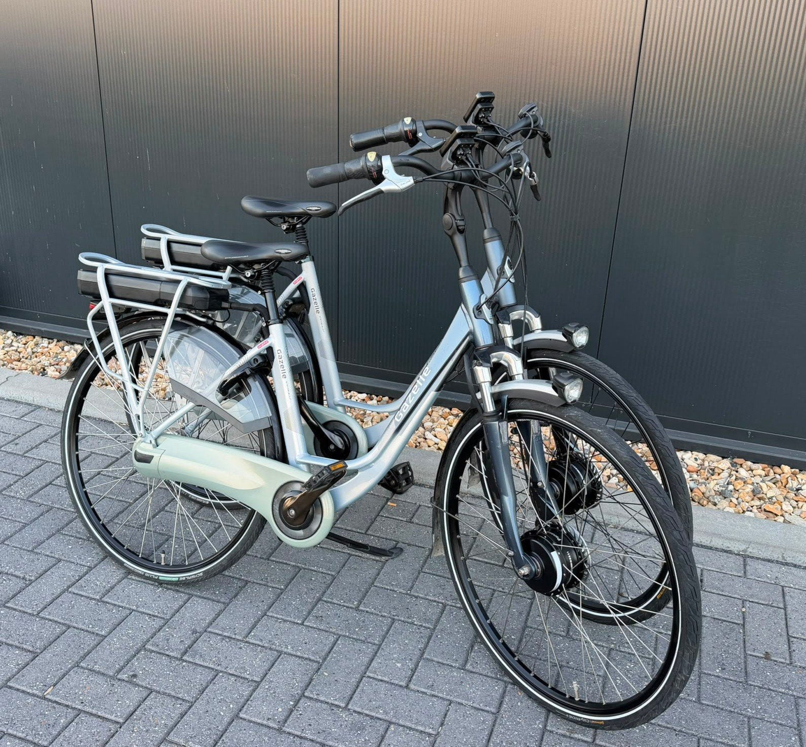 Zeer nette set Gazelle Grenoble C7 Plus HF Panasonic  48/53c, Ophalen, Versnellingen, Zo goed als nieuw, 50 tot 53 cm