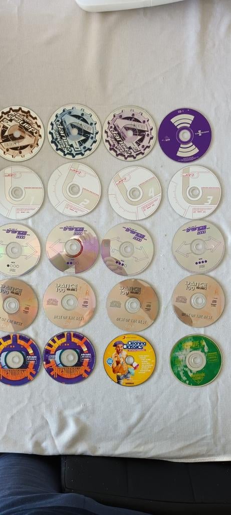 20x house trance techno verzamel cd - geen doos, Cd's en Dvd's, Cd's | Dance en House, Gebruikt, Techno of Trance, Ophalen of Verzenden