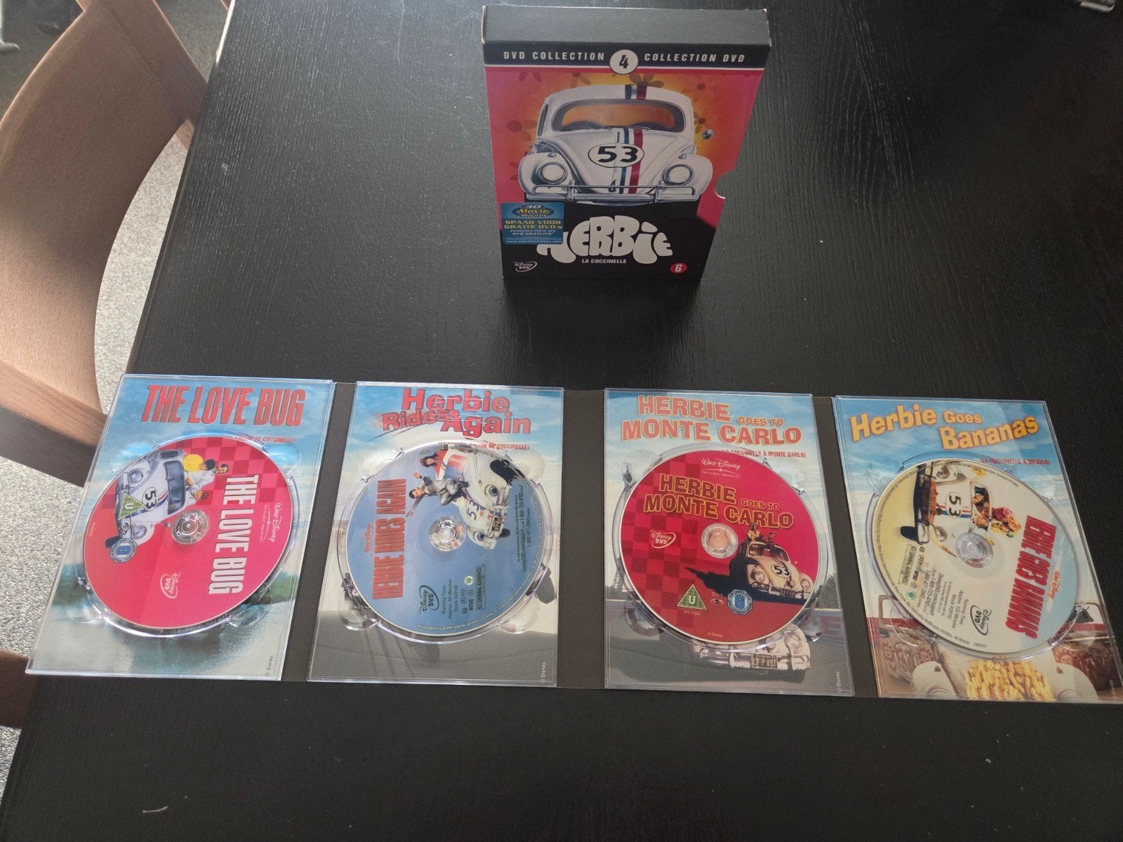 Herbie DVD Collectie - Alle 4 Films, Alle leeftijden, Nederlands, Ophalen of Verzenden, Inclusief doosje