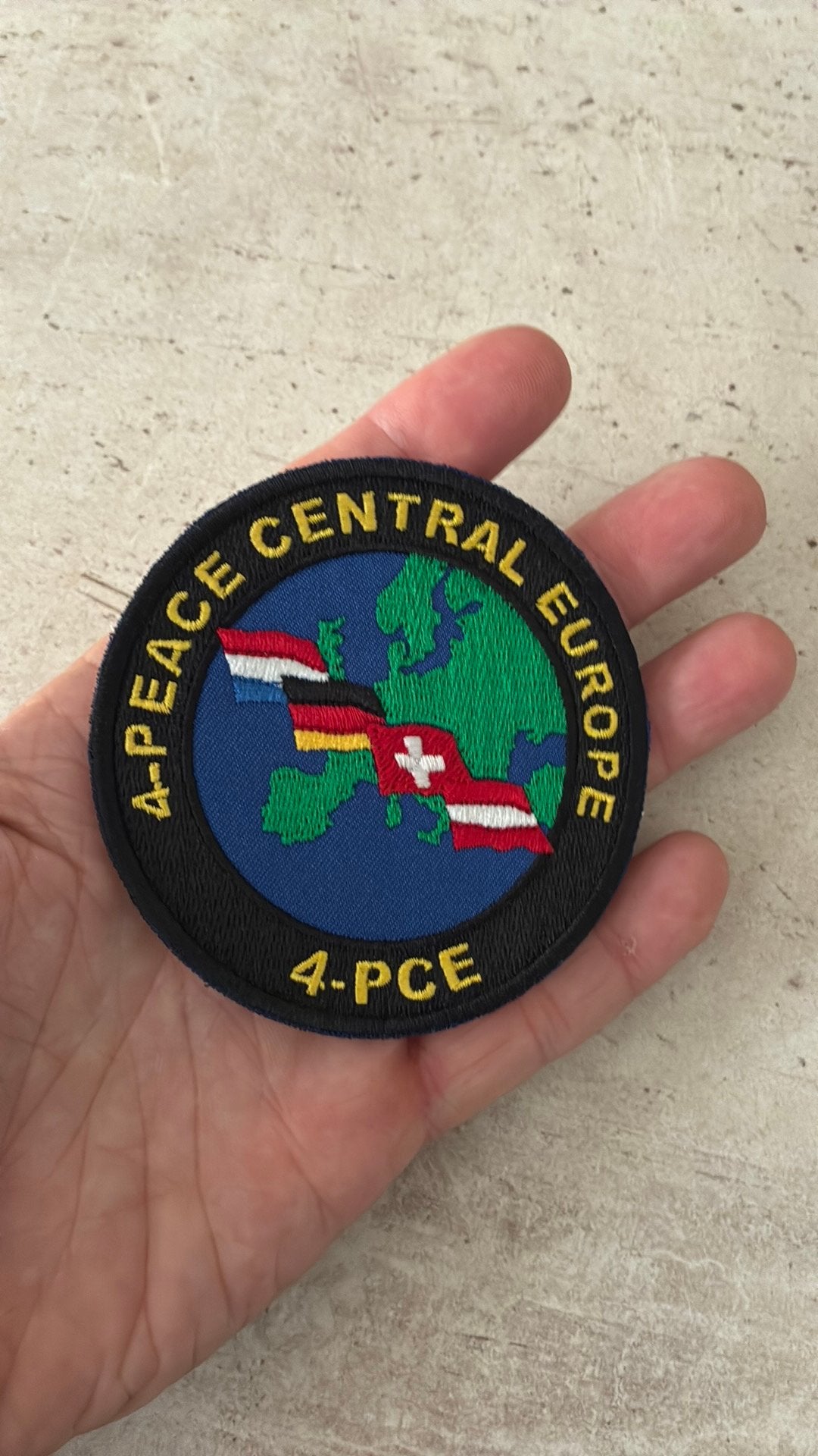 Mouwembleem 4-Peace Central Europe, Ophalen of Verzenden, Landmacht, Duitsland