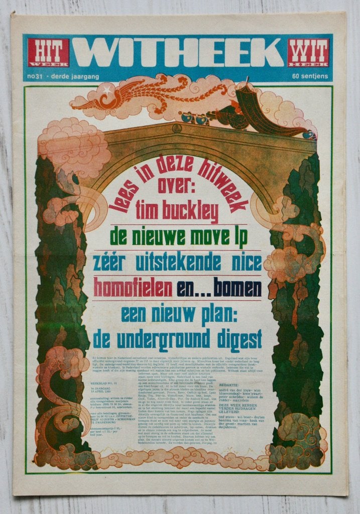 Hitweek nr 31 - 19 april 1968, Boeken, Ophalen of Verzenden, Gelezen, Muziek, Film of Tv