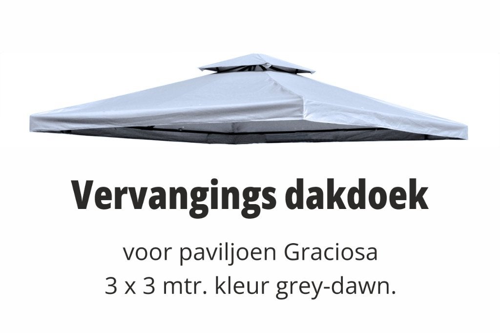 waterdicht dak partytent | Prieel | tuin paviljoen 3x3 meter, Grizzly Outdoor, Minder dan 4 meter, Nieuw, Info@grizzlyoutdoor.nl