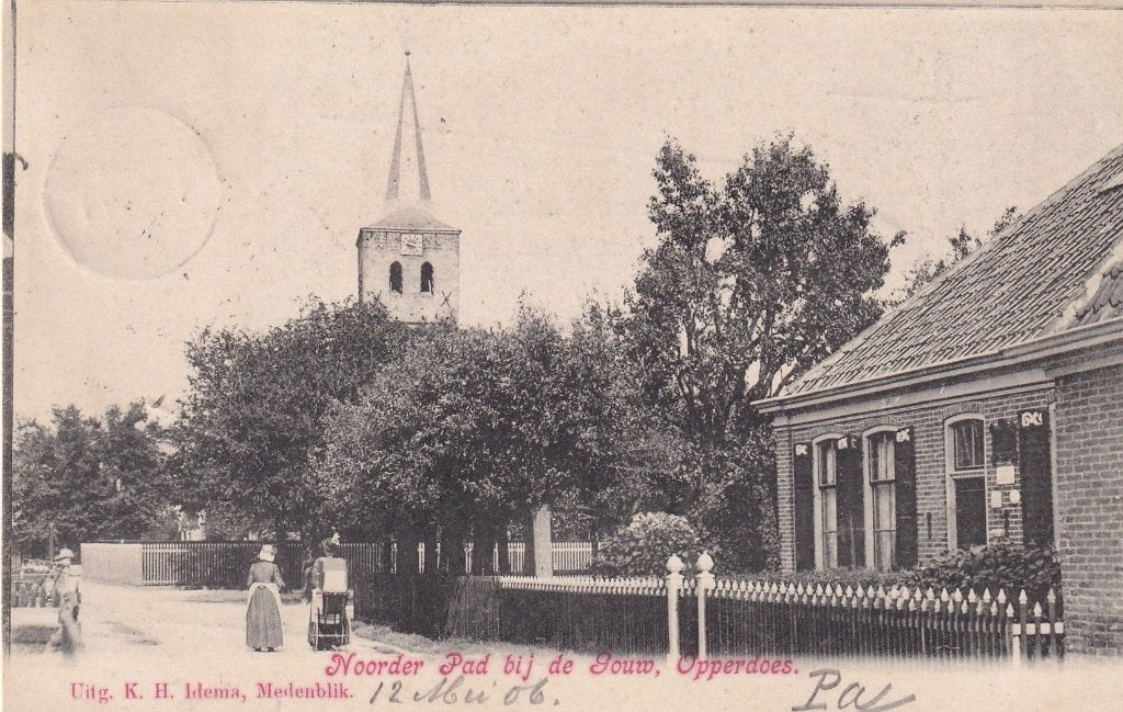 Opperdoes, Medemblik, de Gouw., Verzamelen, Verzenden, Voor 1920, Gelopen, Noord-Holland