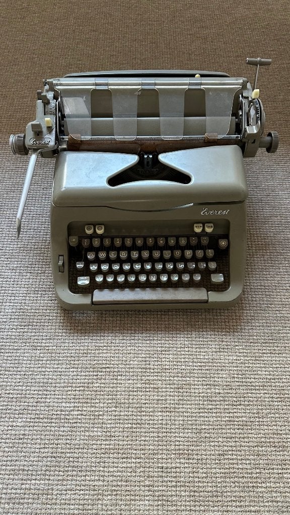 vintage Everest typemachine, Diversen, Typemachines, Ophalen of Verzenden, Gebruikt