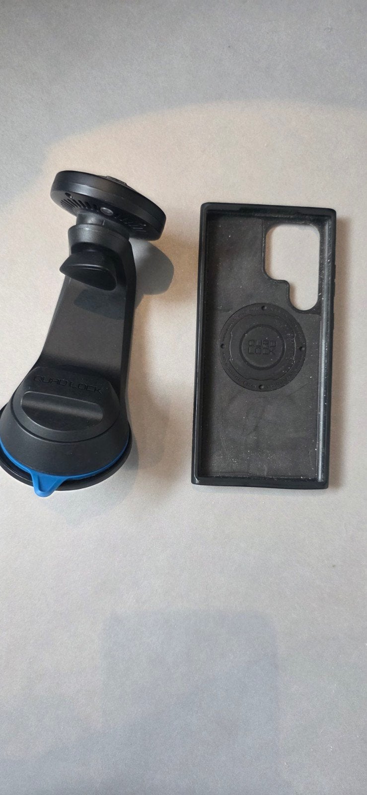 Quad Lock telefoonhouder met hoesje voor Samsung S23 Ultra, Ophalen of Verzenden, Zo goed als nieuw