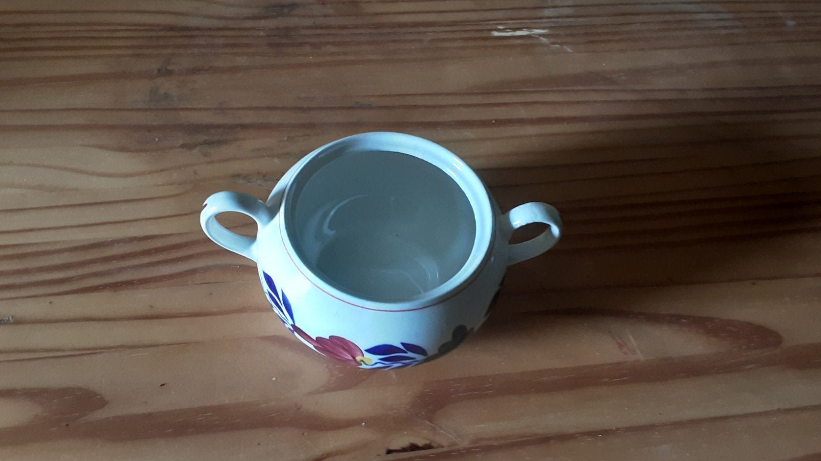 Victoria China suikerpotje met bloemmotief, Antiek en Kunst, Ophalen of Verzenden