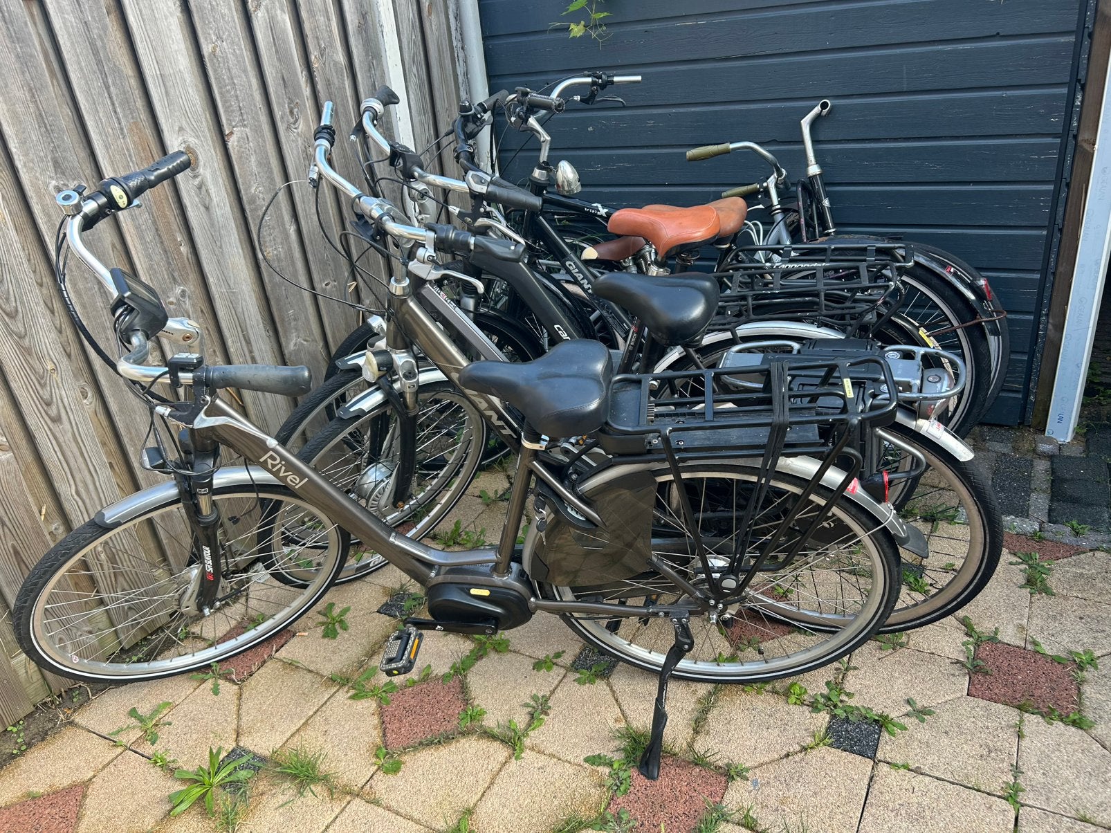 Partij van 5 elektrische fietsen  voor onderdelen, Fietsen en Brommers, Ophalen, Gebruikt