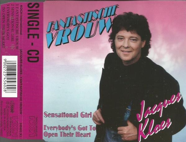 JACQUES KLOES CD SINGLE FANTASTISCHE VROUW, Ophalen of Verzenden, Zo goed als nieuw, Pop