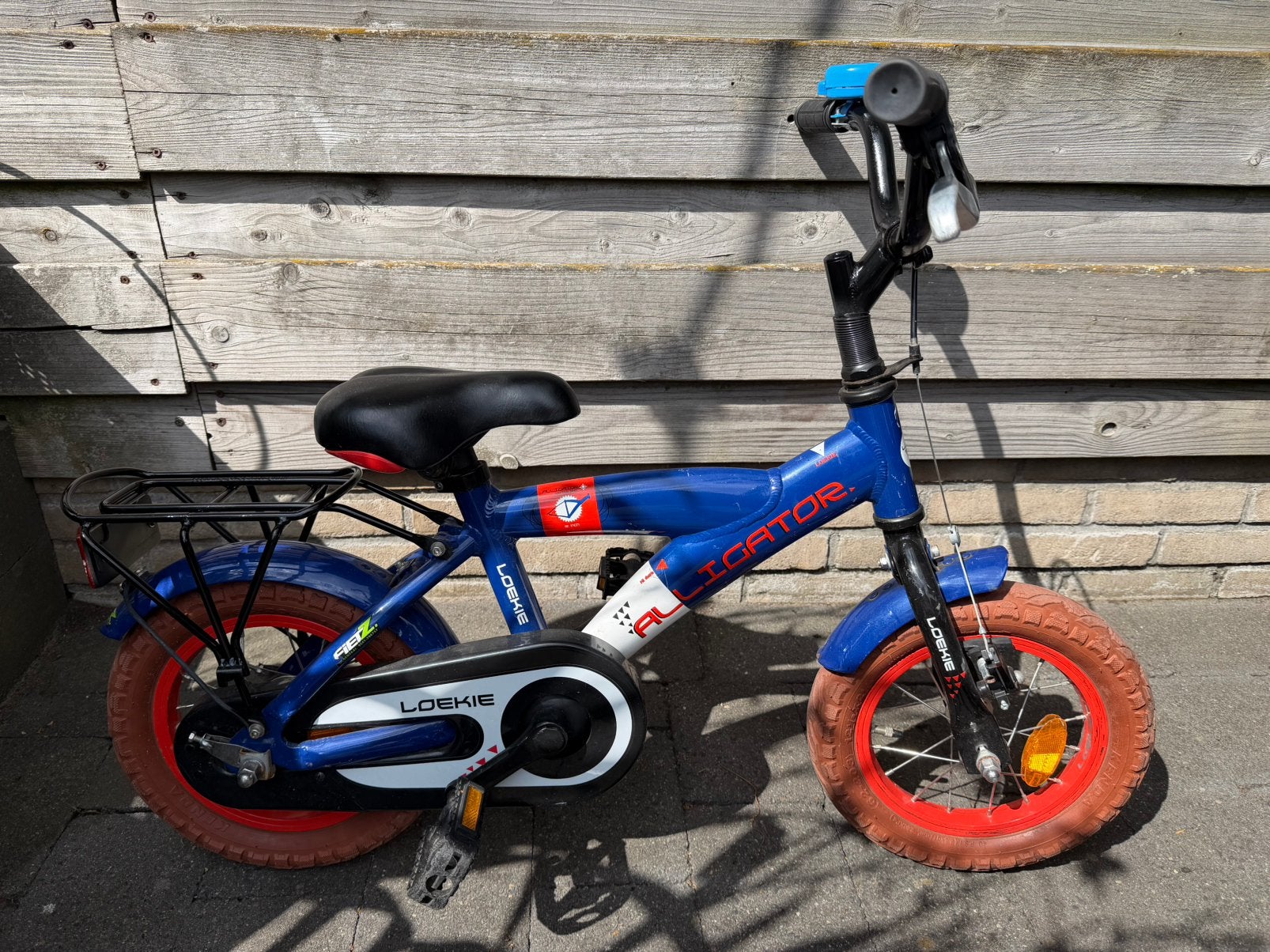 Jongensfiets 12 inch Loekie, Fietsen en Brommers, Fietsen | Kinderfietsjes, Ophalen, Zo goed als nieuw, Minder dan 16 inch