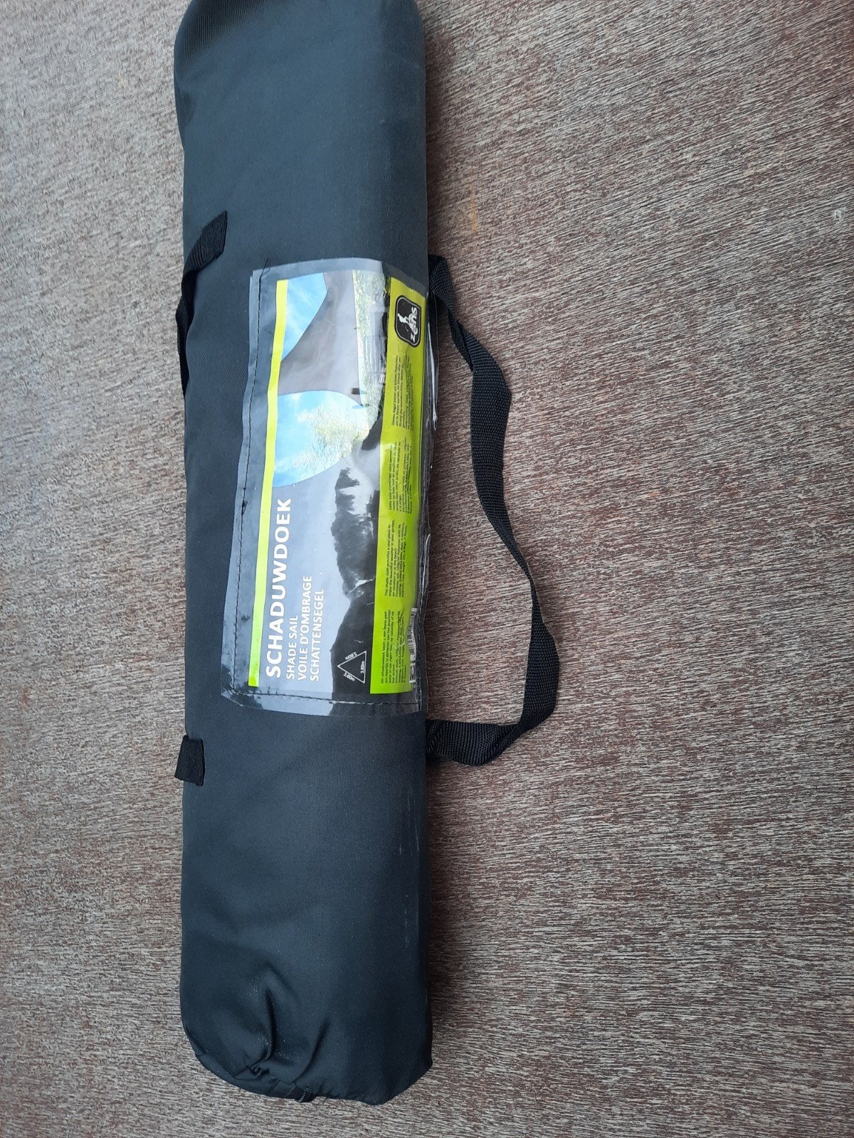 schaduwdoek, Ophalen